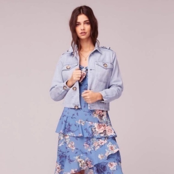 NWT. BAND OF GYPSIES Jean Jacket - Picture 1 of 8